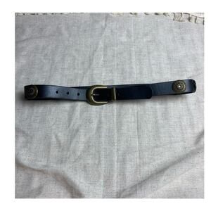 Black Western Leather Belt